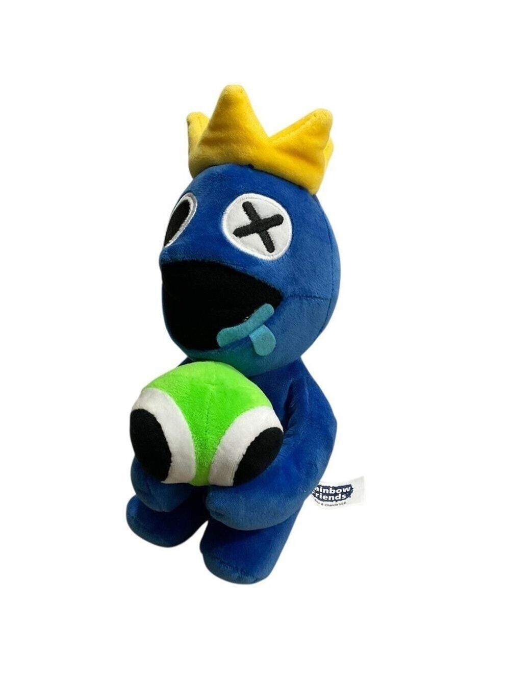 Rainbow Friends Blue a Roblox character Plush Toy  Crown Eyeball 8”
